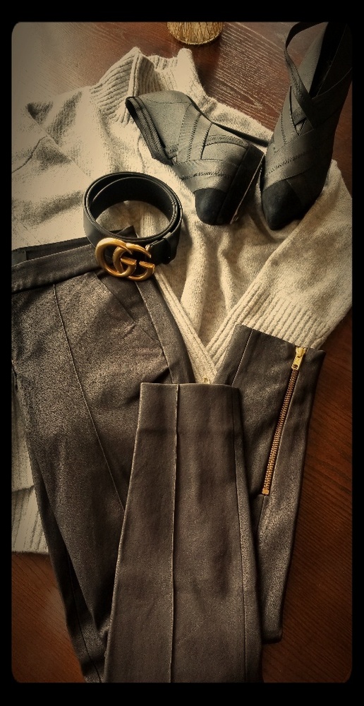 A.L.C Lamb leather moto pants 🖤🖤